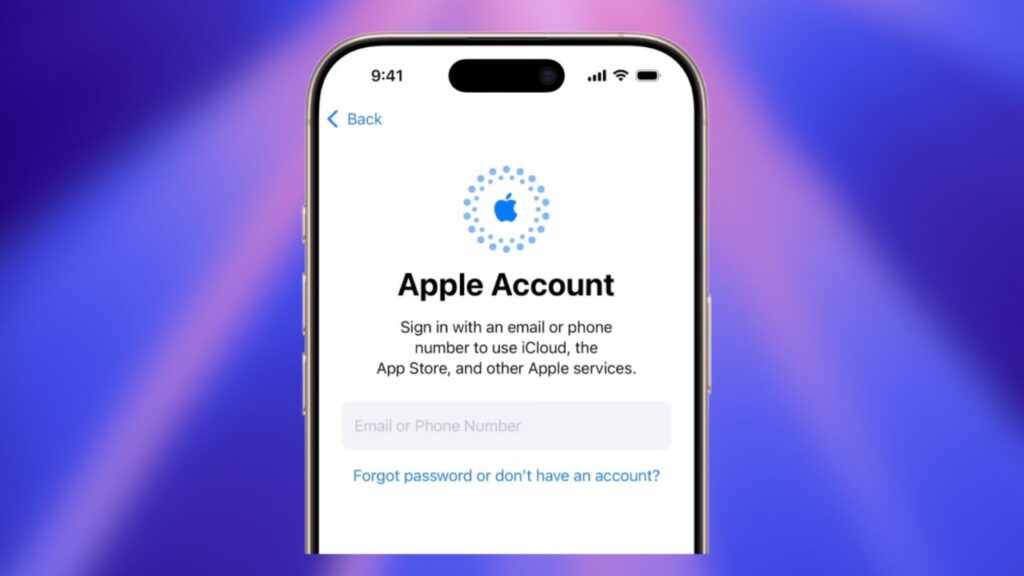 how to create apple account