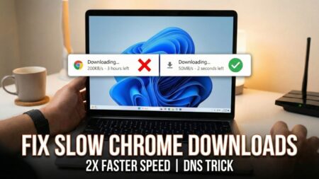 fix slow download speed chrome 1